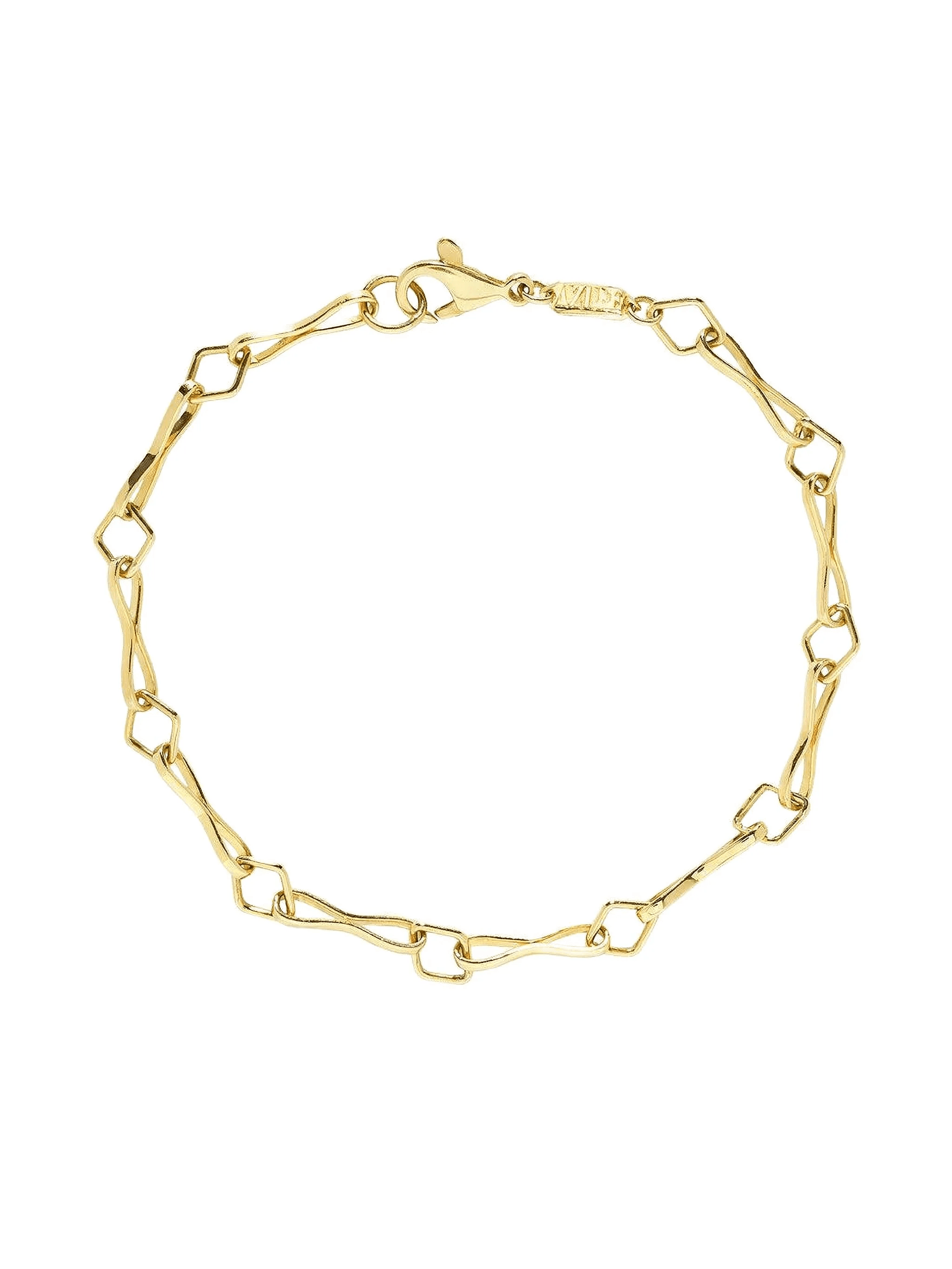 18K yellow gold large Link bracelet - Image 1
