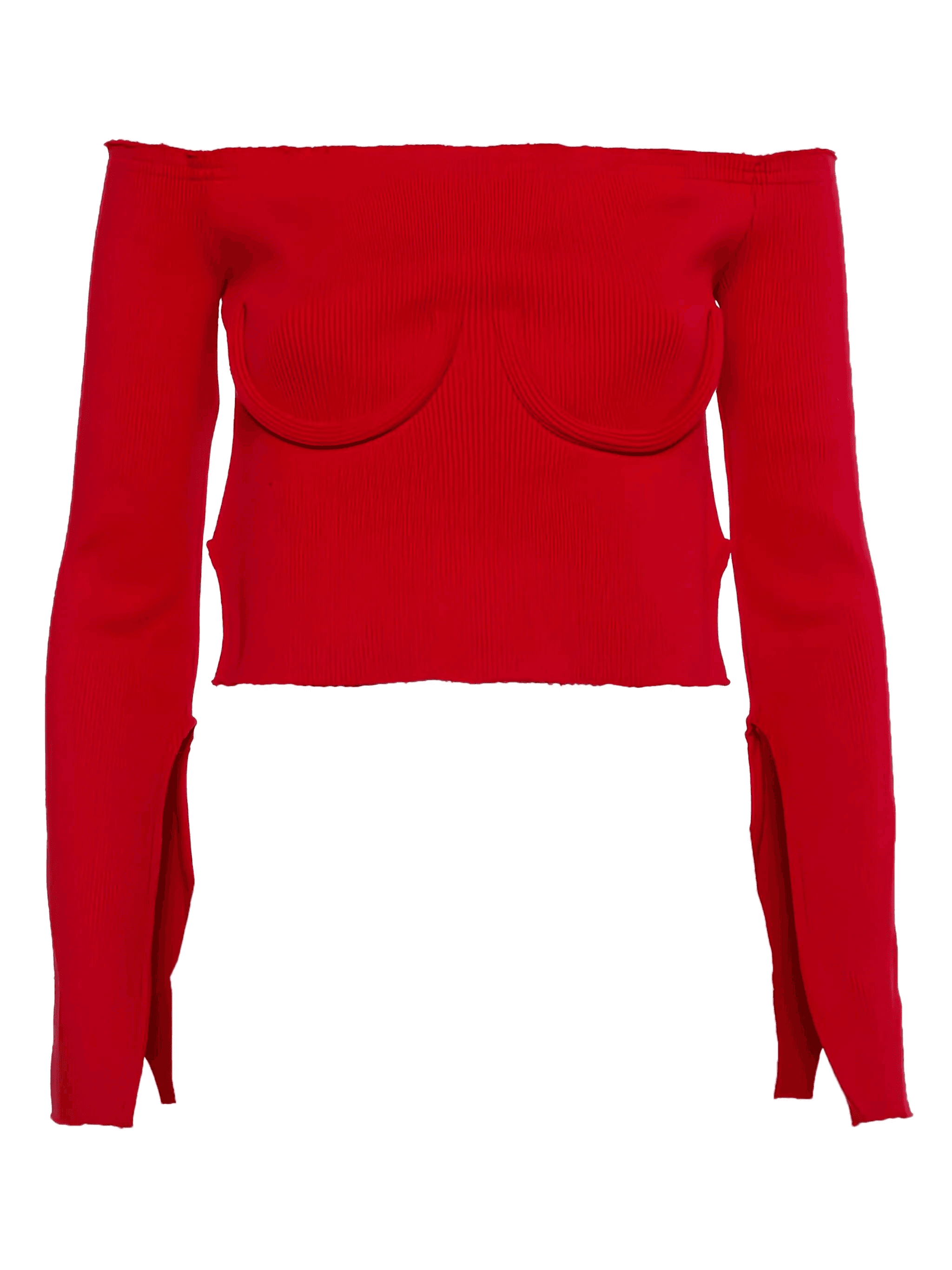 underwire ribbed top - Image 1