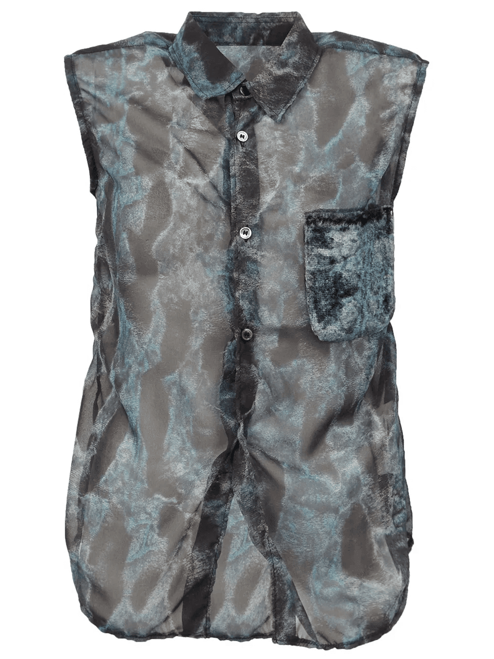 front pocket see-through top - Image 1