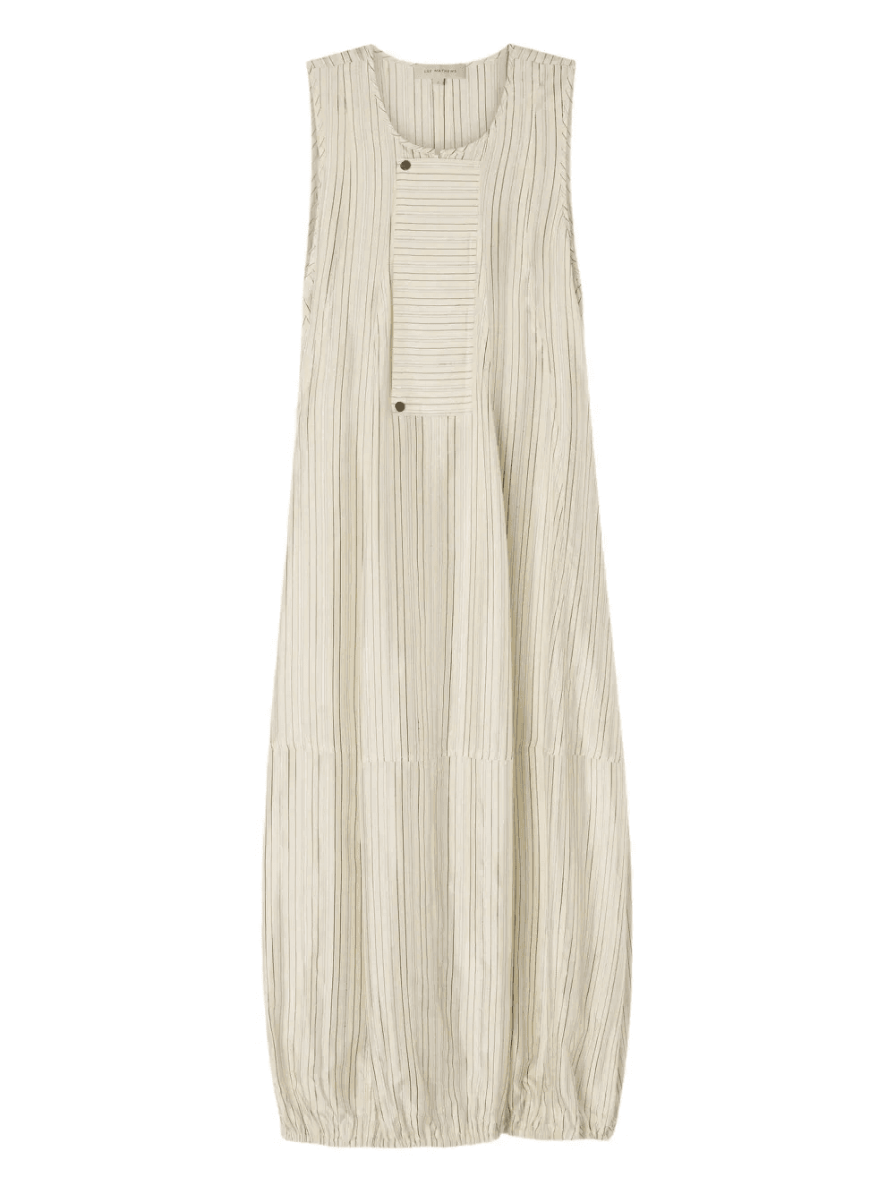 striped button dress - Image 1