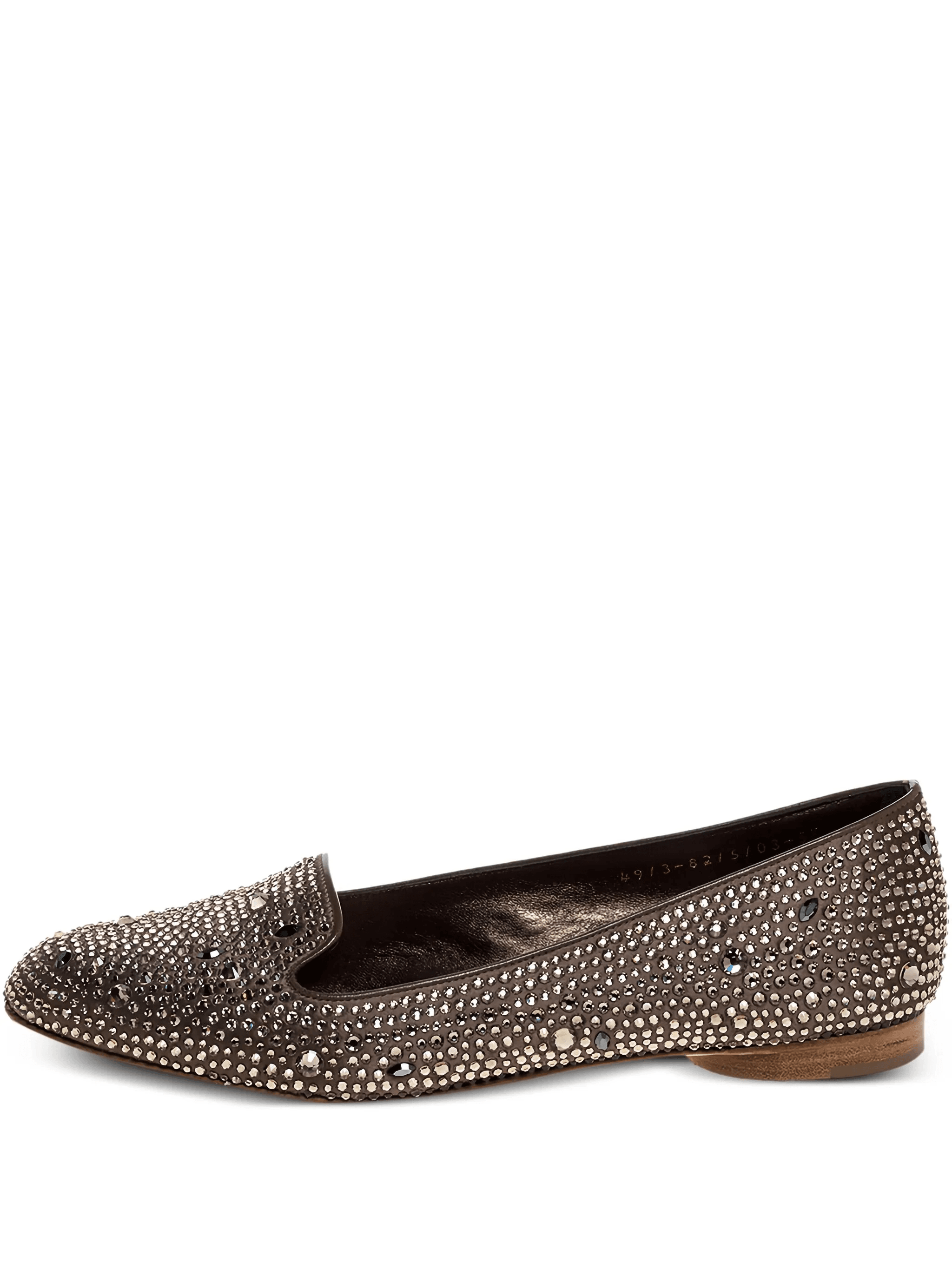 crystal-embellished flat shoes - Image 1