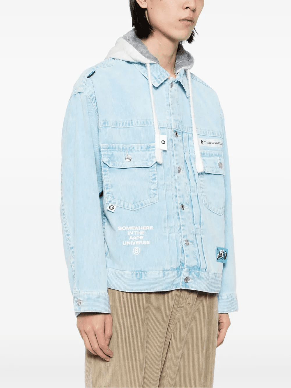 moonface-logo hooded jacket — Image 5