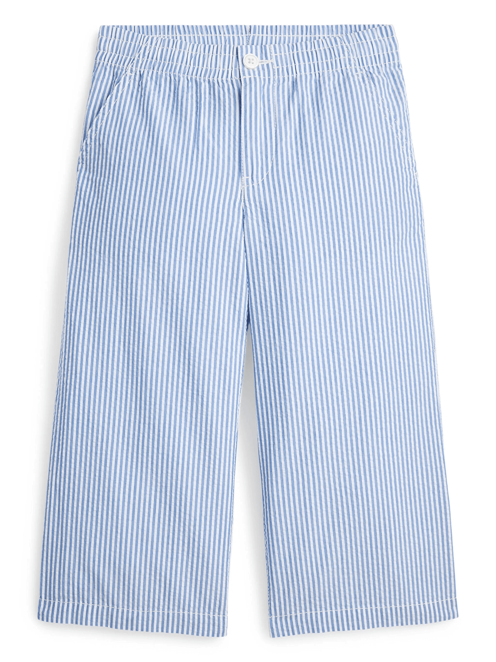 striped seersucker trousers - Image 1