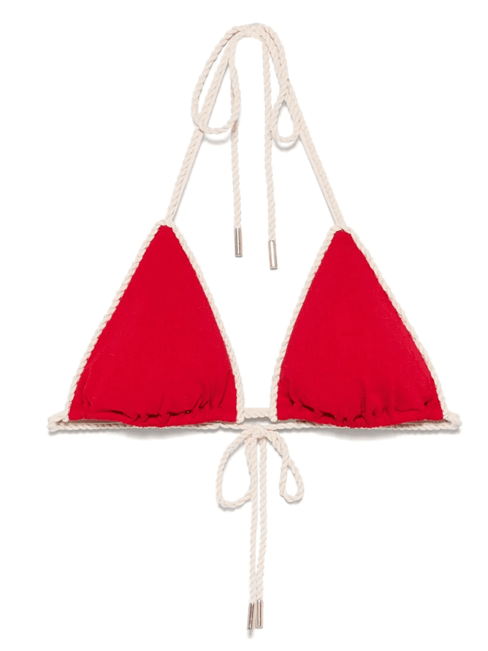 monogram triangle bikini top - Image 1