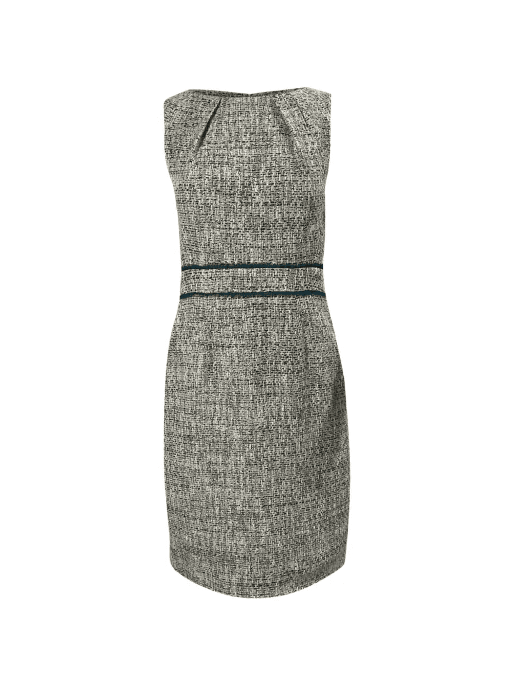 tweed sleeveless mini dress - Image 1