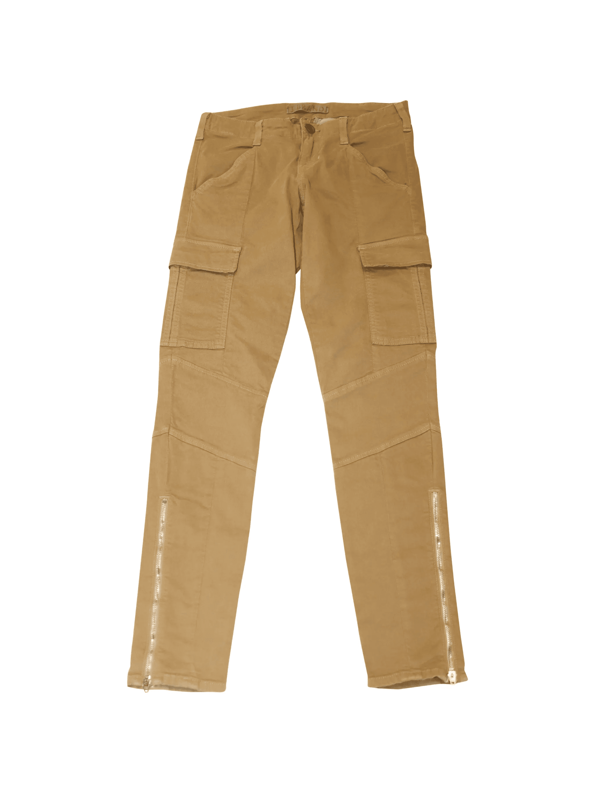 zip-hem cargo pants - Image 1