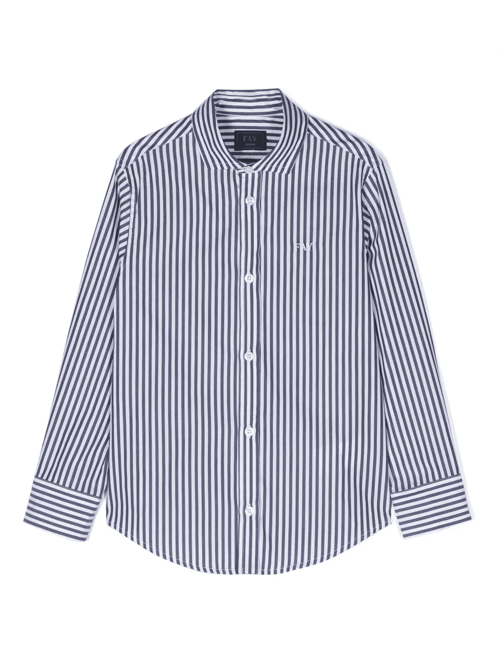 stripe-pattern shirt - Image 1