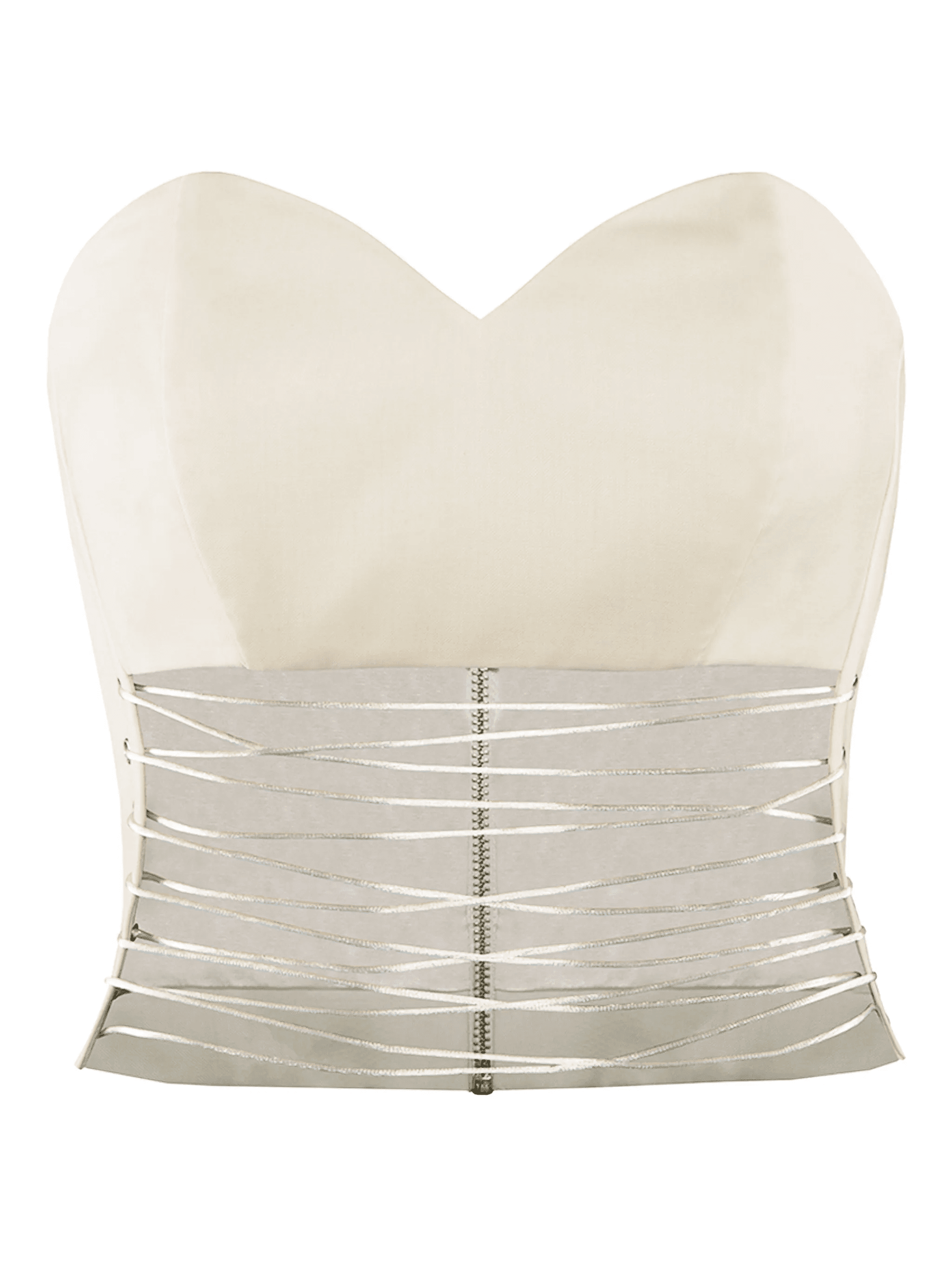 lace-up corset top - Image 1