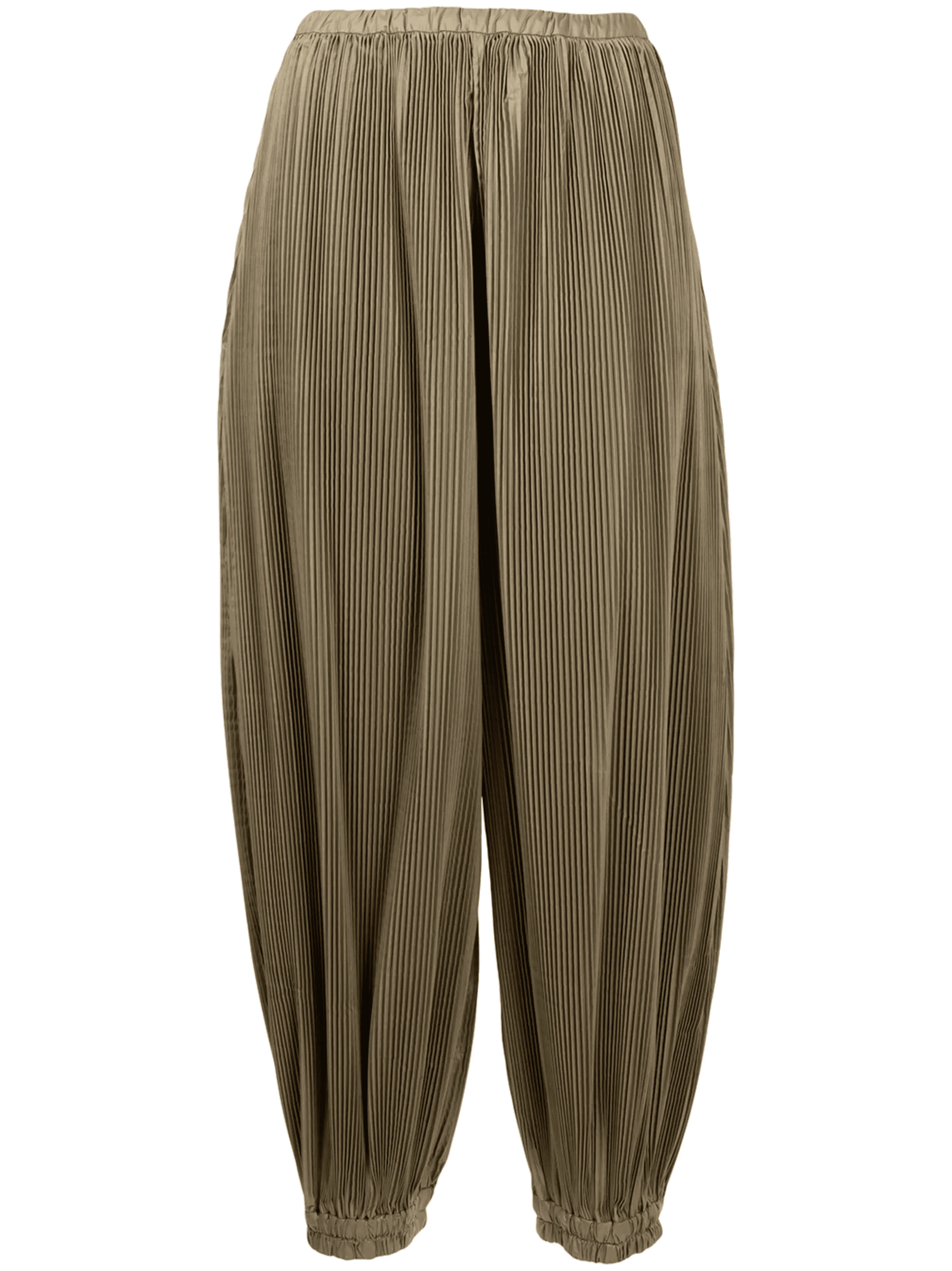 plissé tapered trousers - Image 1