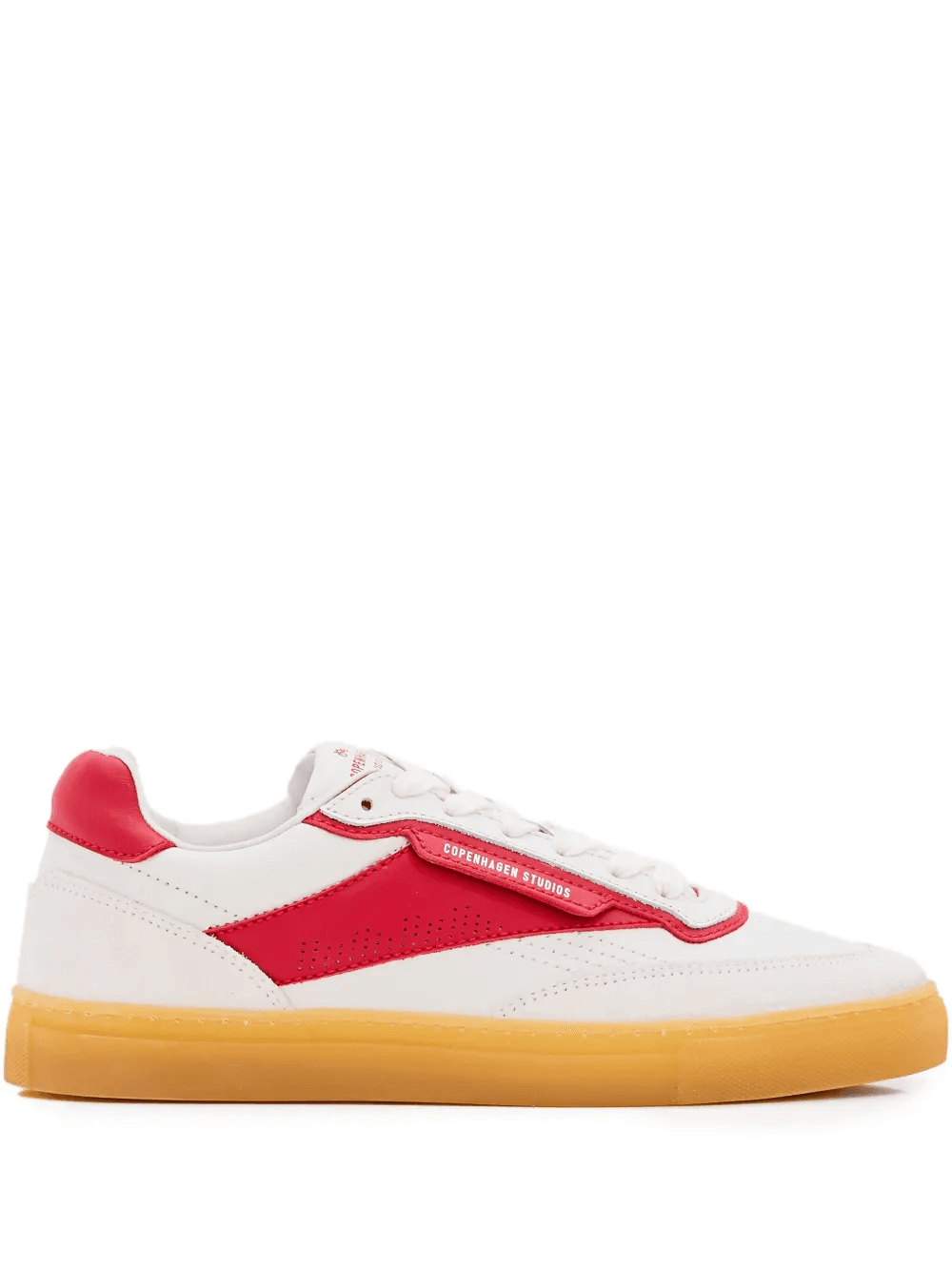 panelled low-top sneakers - Image 1