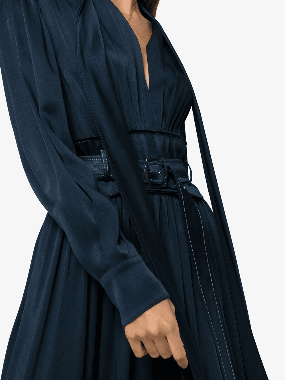 Faye belted midi dress - Image 1