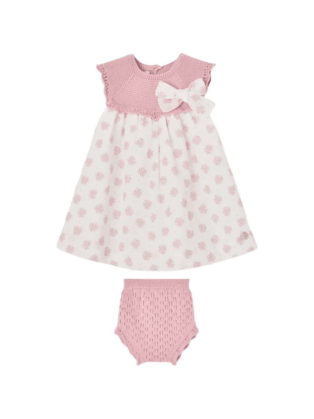 floral-print bow-detail dress - Image 1