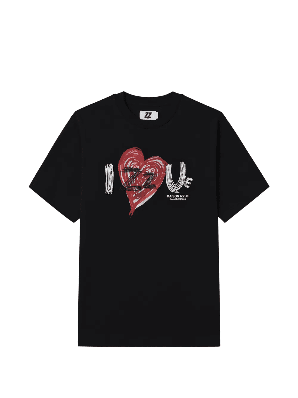 heart graphic T-shirt - Image 1