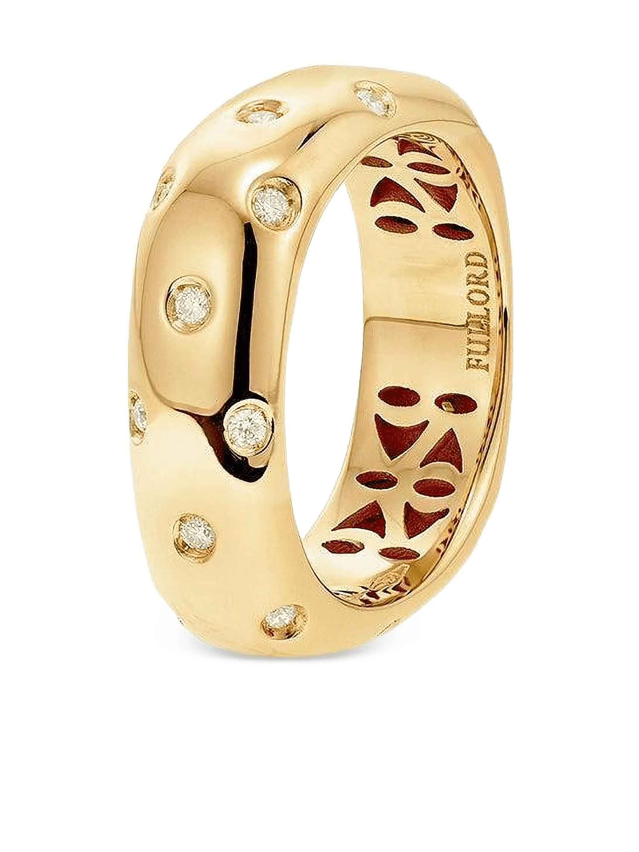 18K yellow gold Ghost Belt diamond ring - Image 1