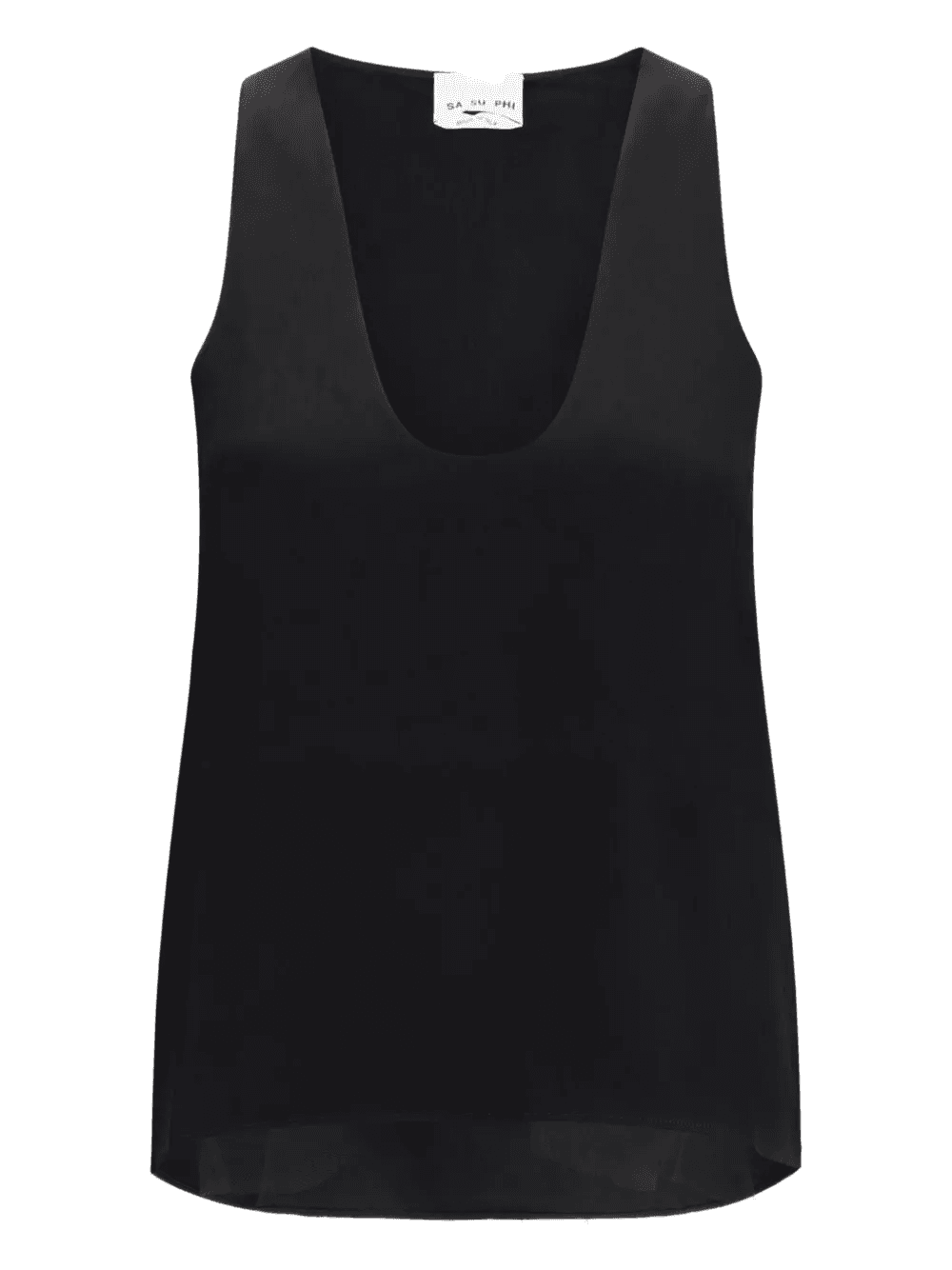 scoop-neck top - Image 1