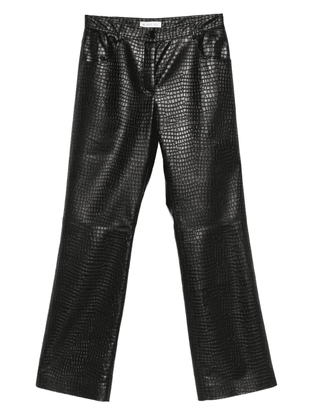 faux-leather trousers - Image 1