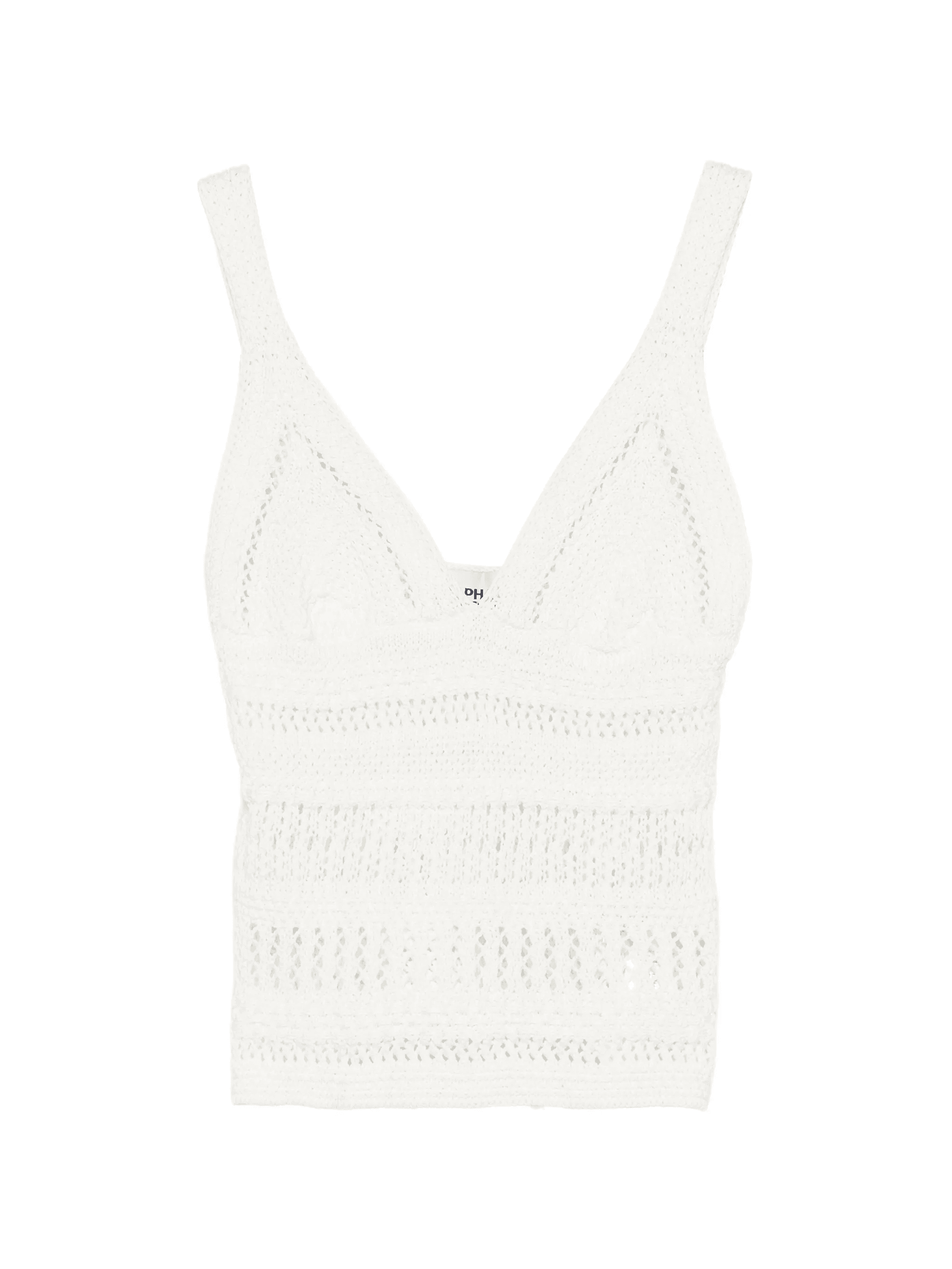 crochet V-neck top - Image 1