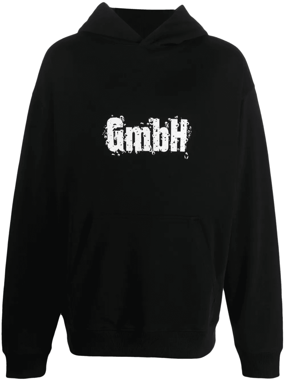 logo-print organic-cotton hoodie - Image 1