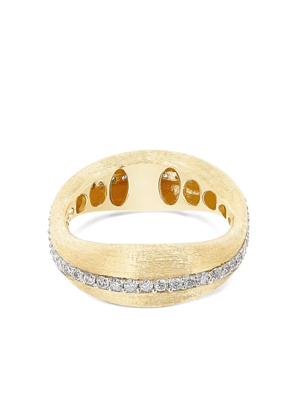 18kt yellow gold Diamond ring - Image 1
