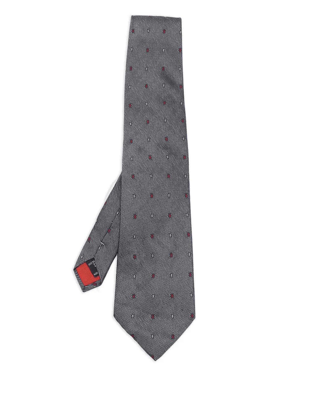 striped geometric tie - Image 1