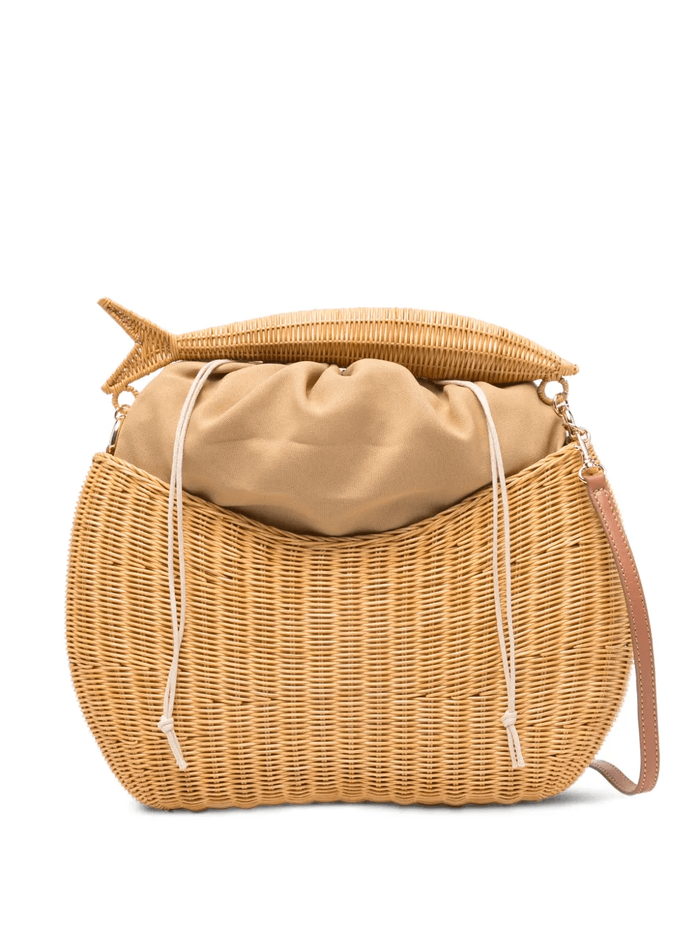 fish wicker tote bag - Image 1