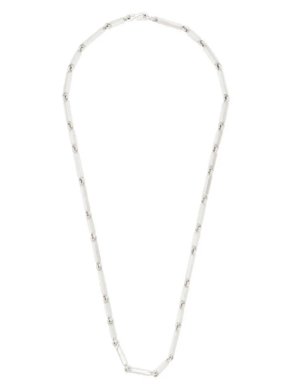 Cuadrangular silver necklace - Image 1
