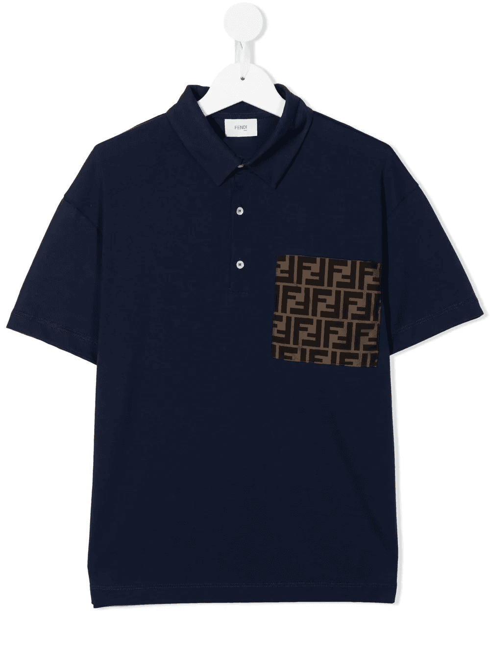 logo-print polo shirt - Image 1