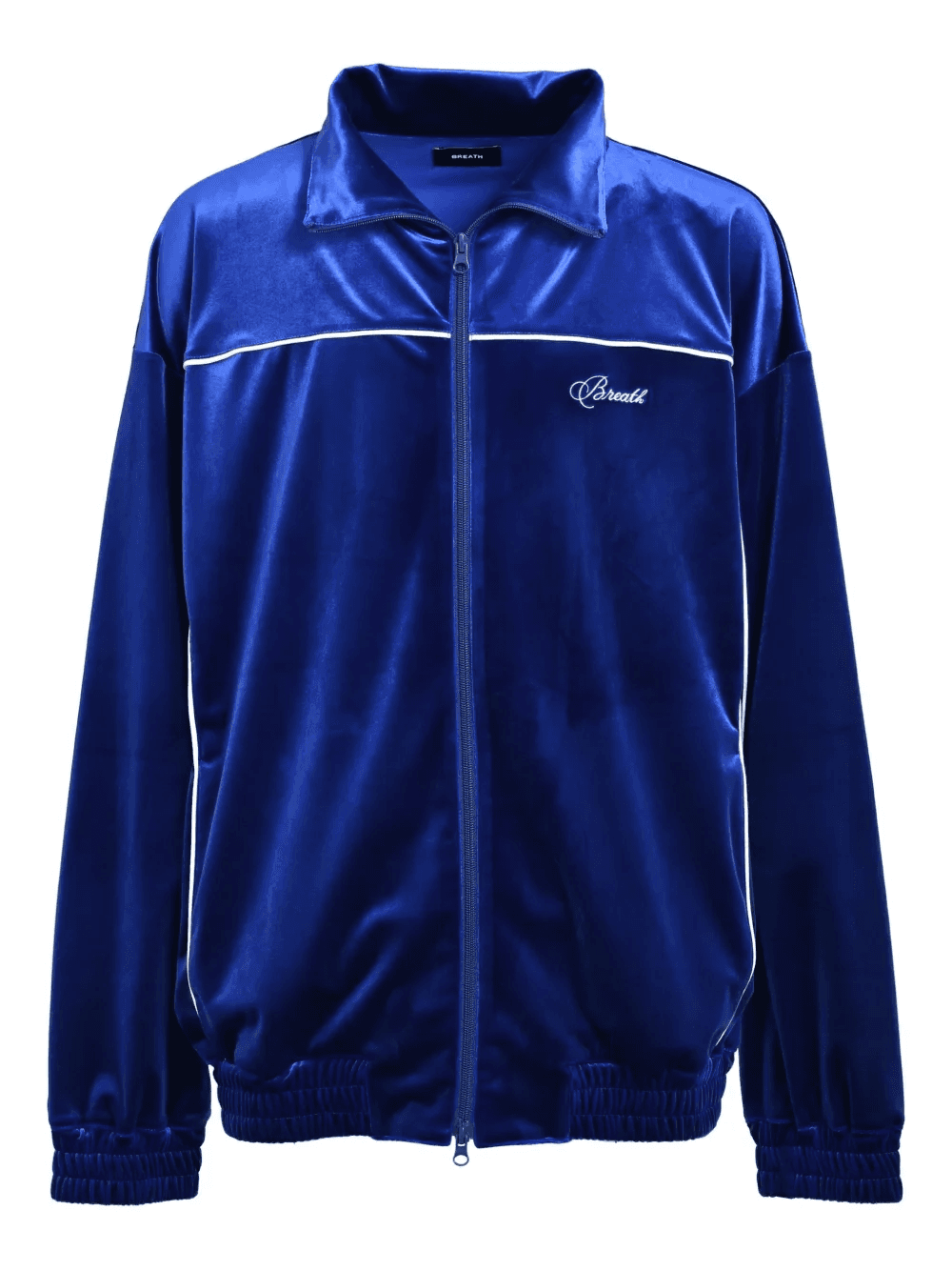 Script logo piped jacket - Image 1