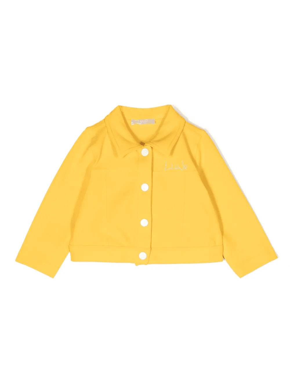 rhinestone-embellished logo-print jacket - Image 1