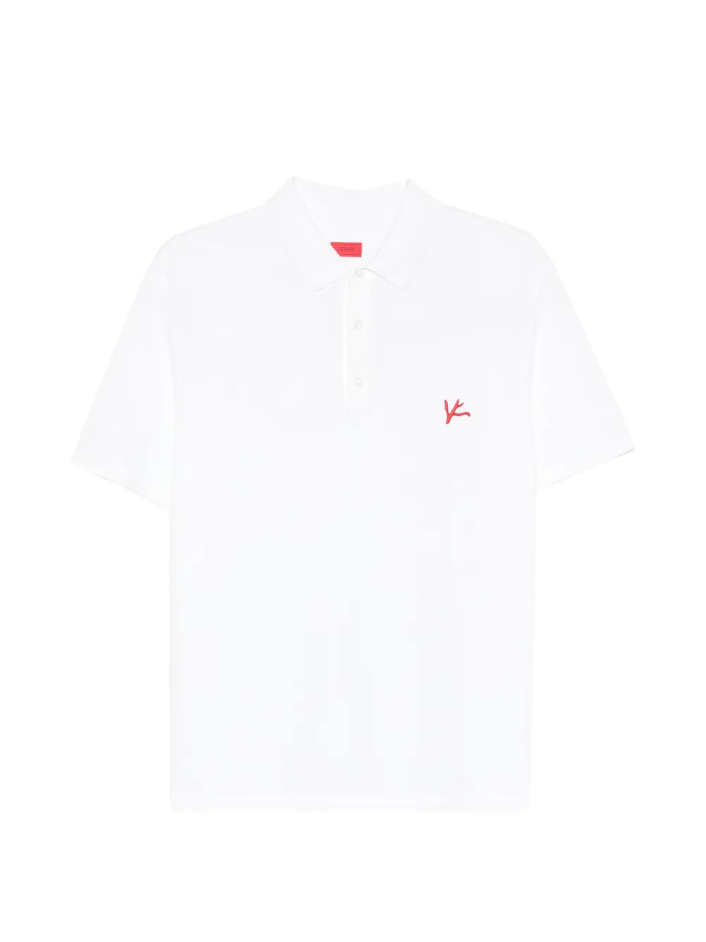 embroidery-detail polo shirt - Image 1