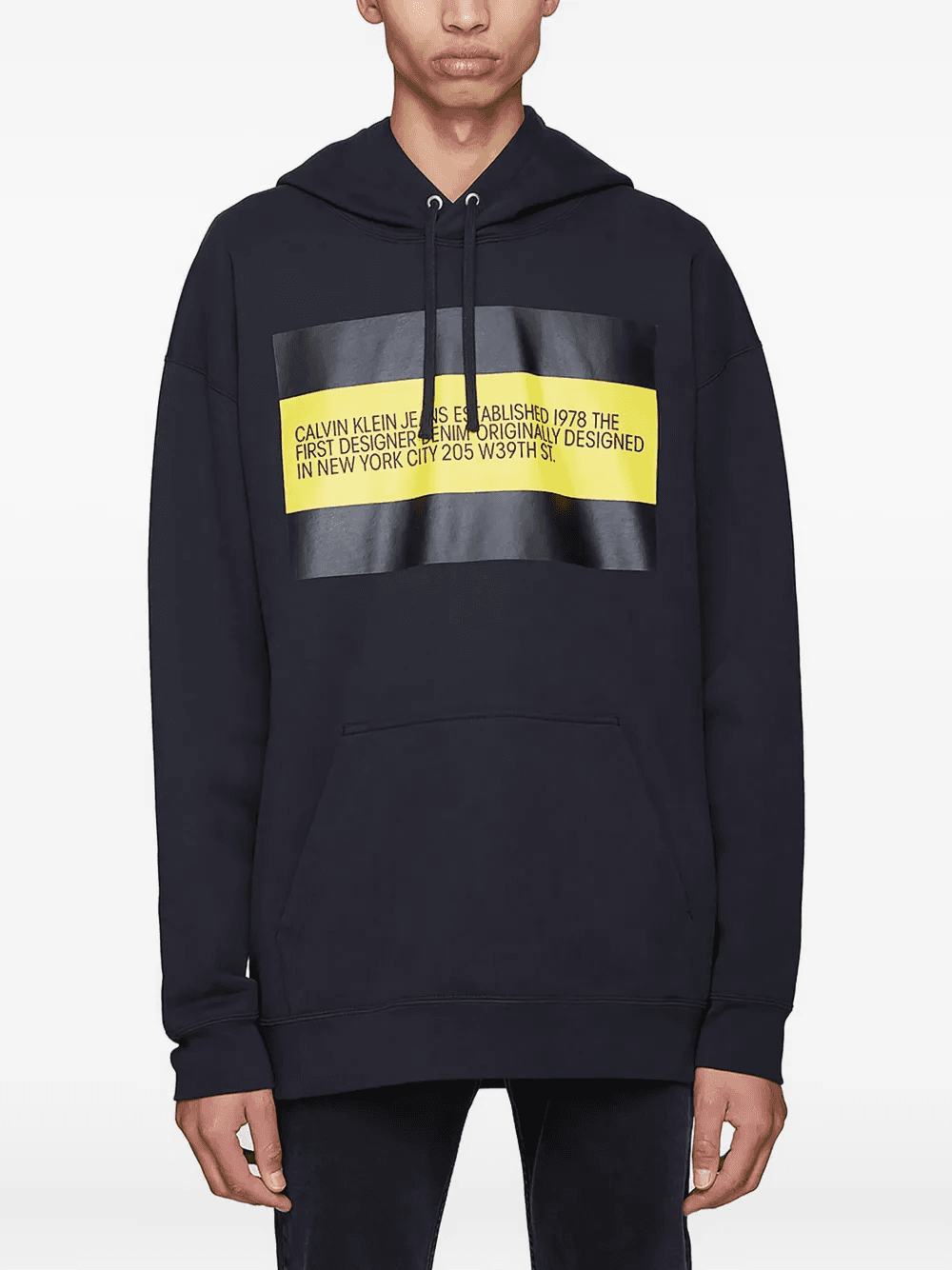 logo-patch hoodie - Image 1