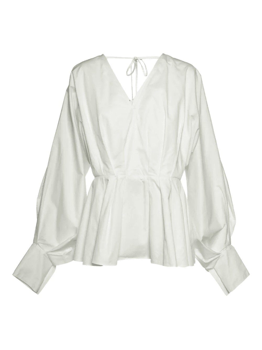 pre-owned Colette peplum long-sleeve blouse - Image 1