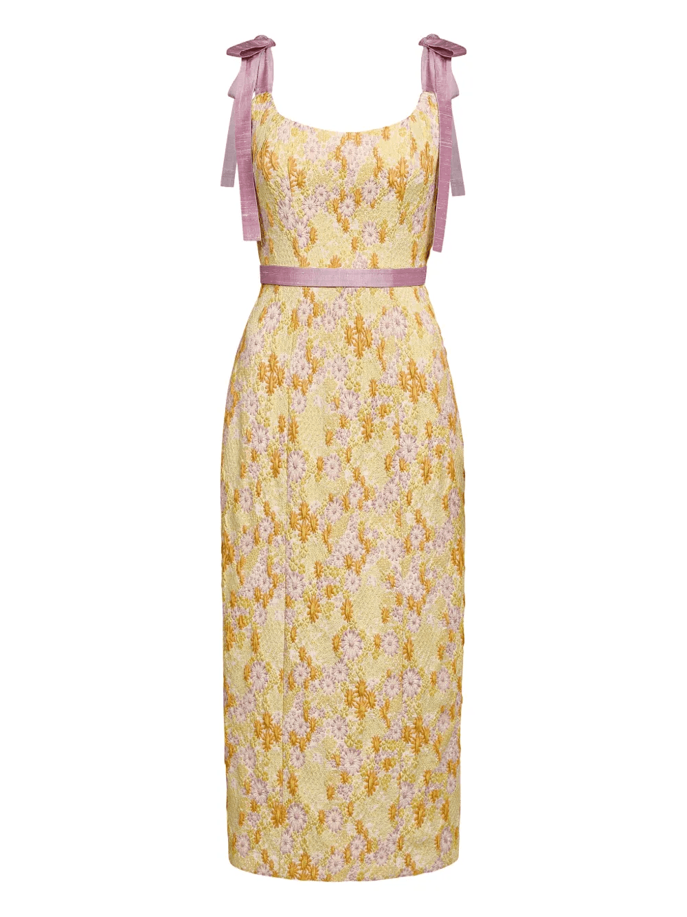 Acacia belted brocade corset dress - Image 1