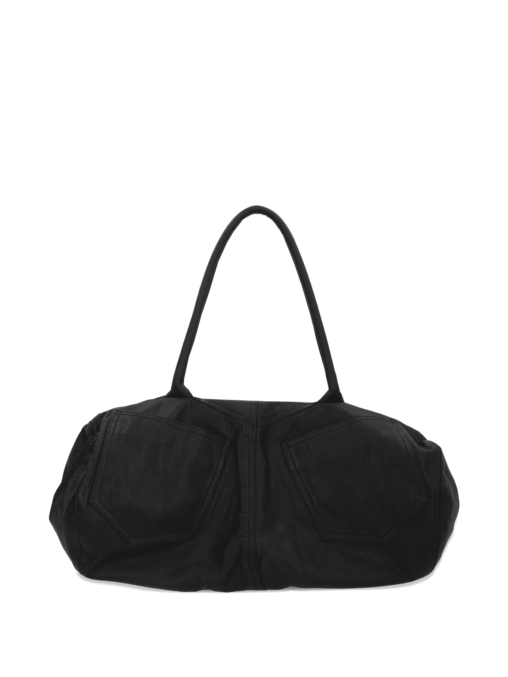 pocket leather shoulder bag - Image 1