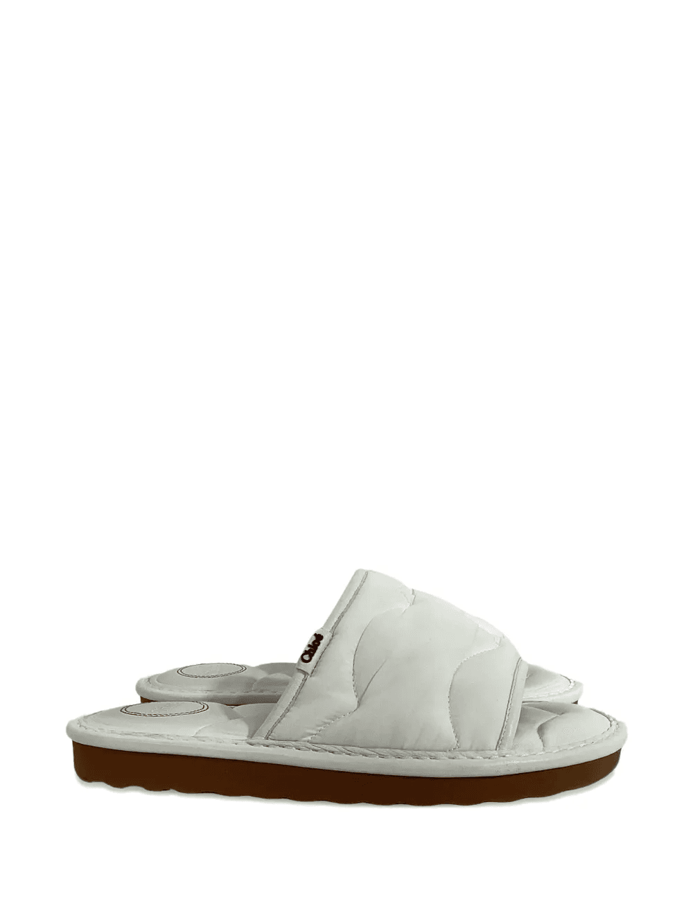 Maxie quilted slip-on sandals - Image 1
