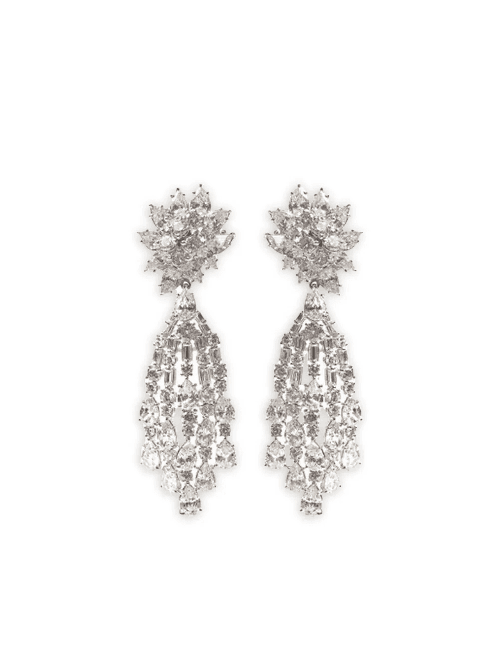 Cluster Waterfall earrings - Image 1