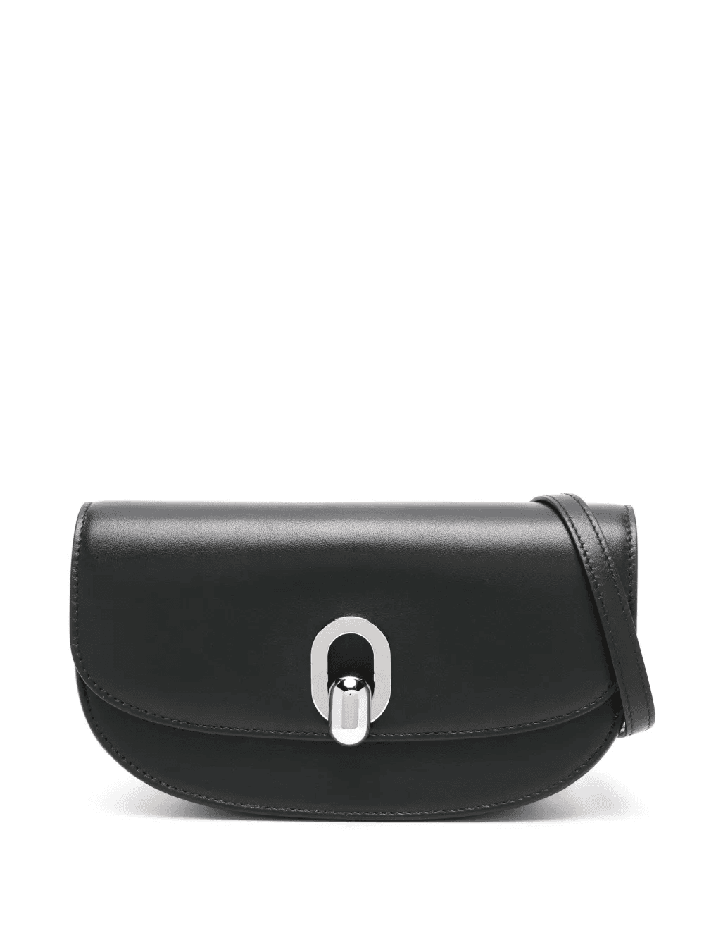 Tondo Crescent leather crossbody bag - Image 1