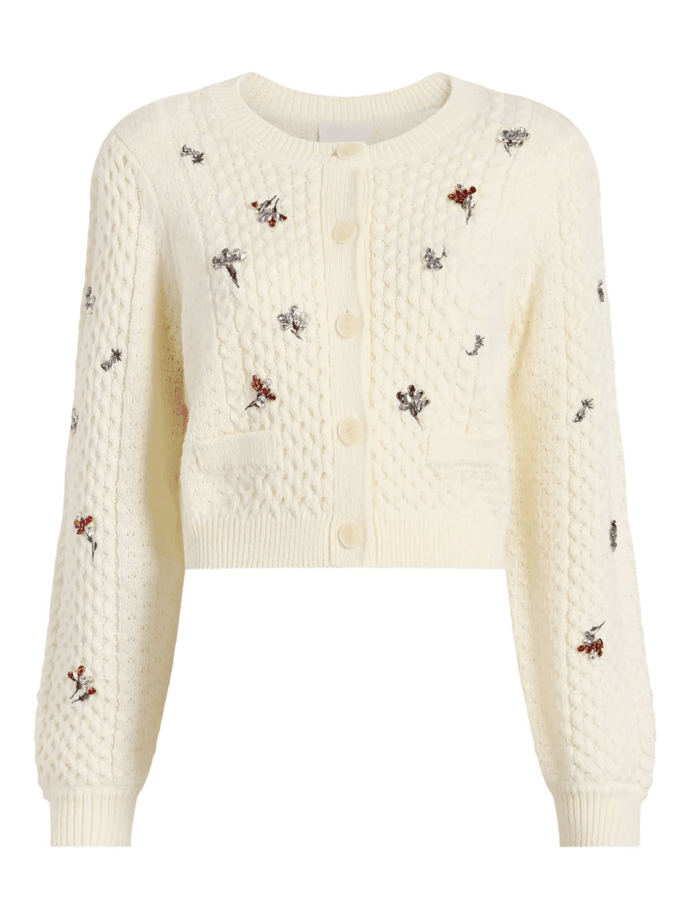 Rasa floral-embroidered cardigan - Image 1