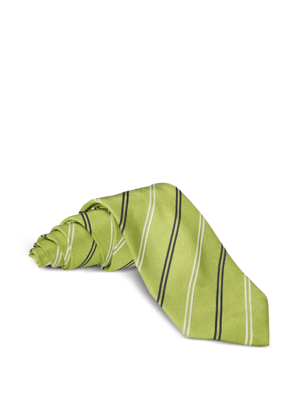 striped silk tie - Image 1
