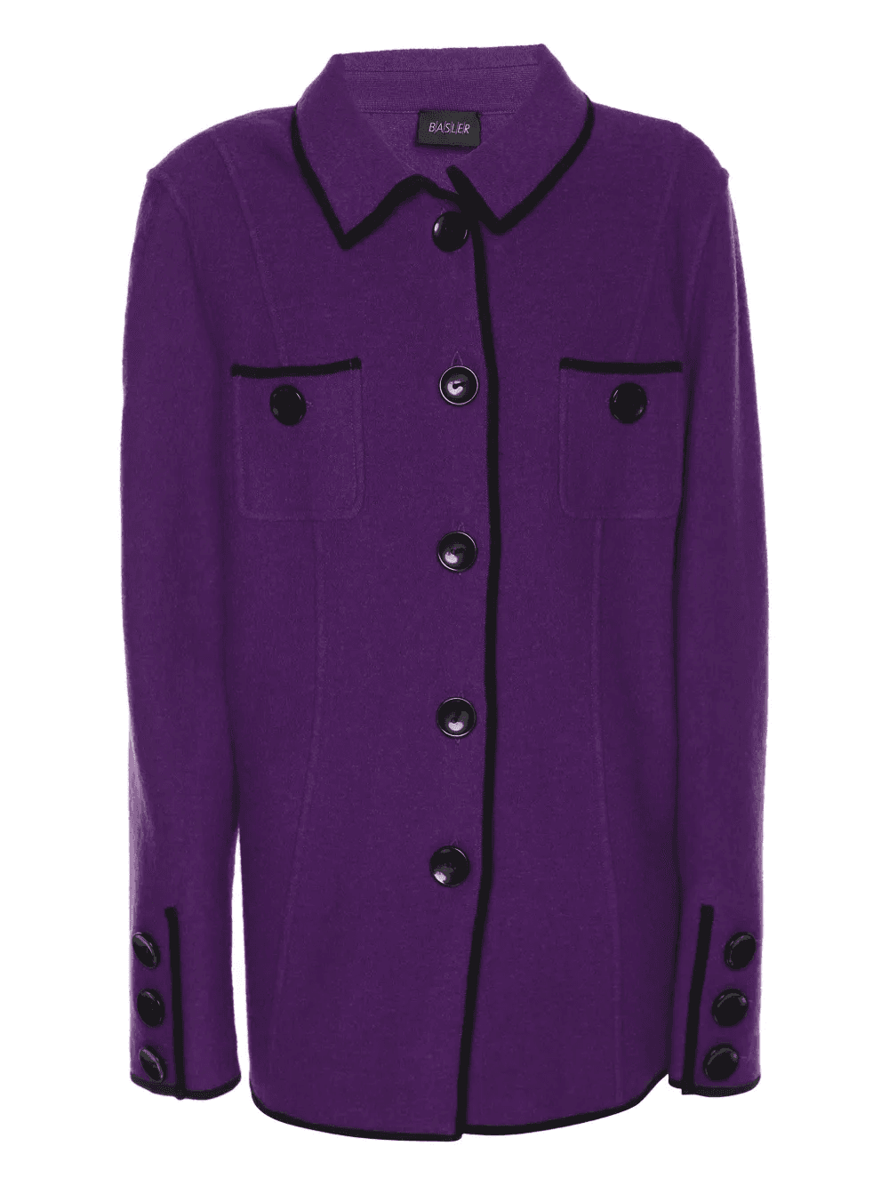 buttoned wool jacket - Image 1