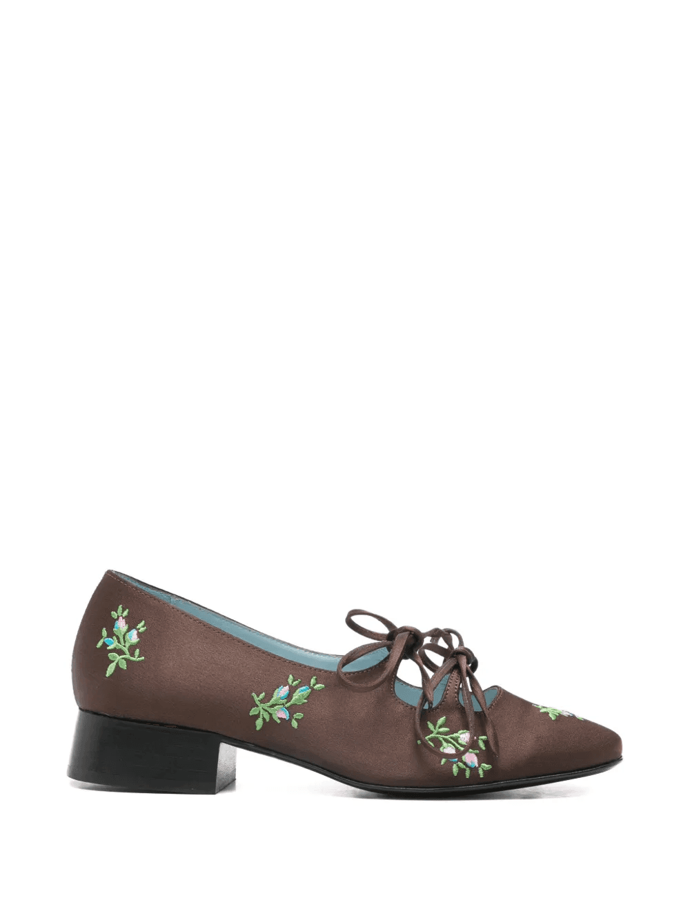 Isabel floral-embroidered pumps - Image 1