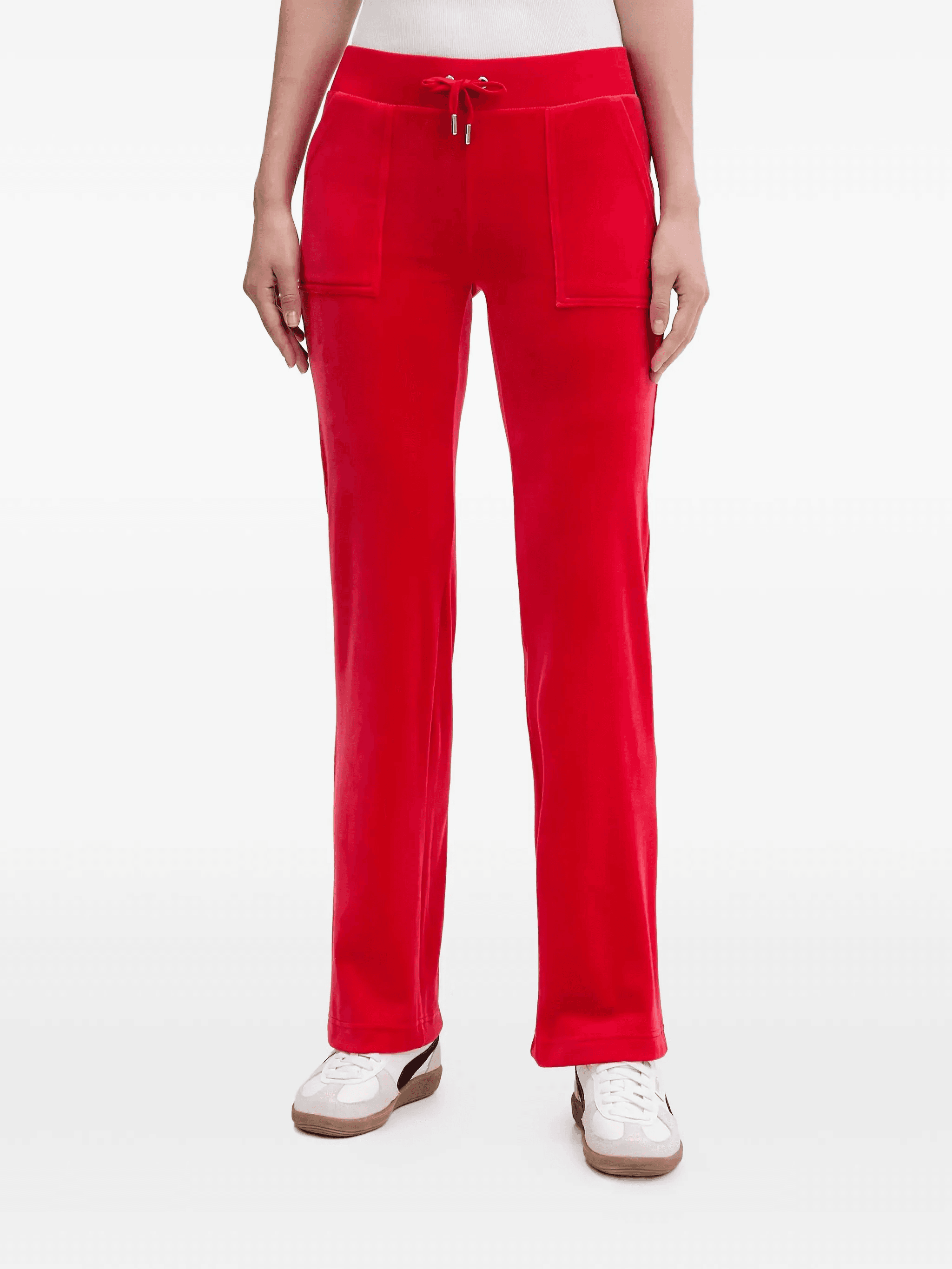 patch-pocket drawstring-fastening track pants - Image 1