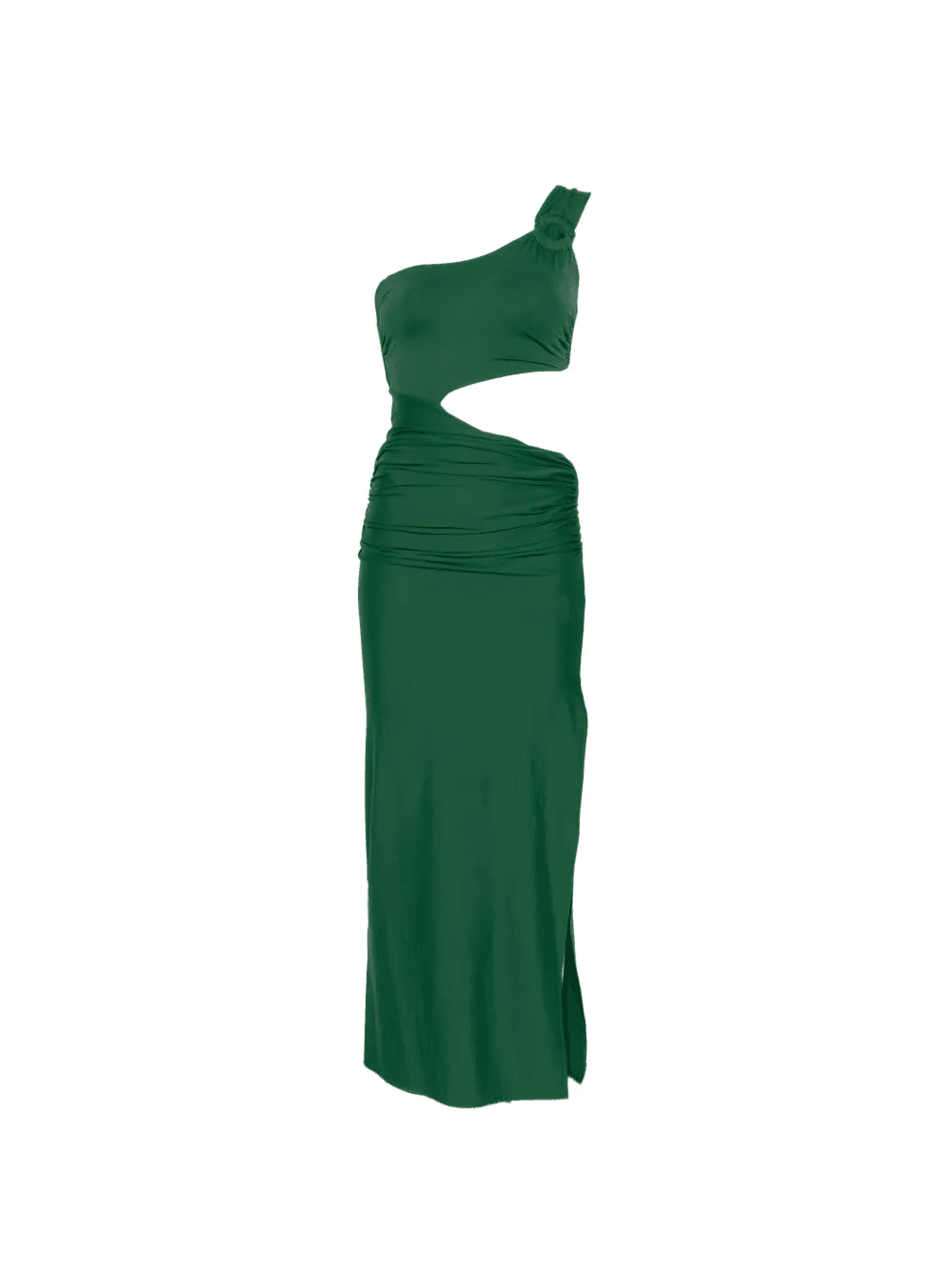 asymmetrical midi dress - Image 1