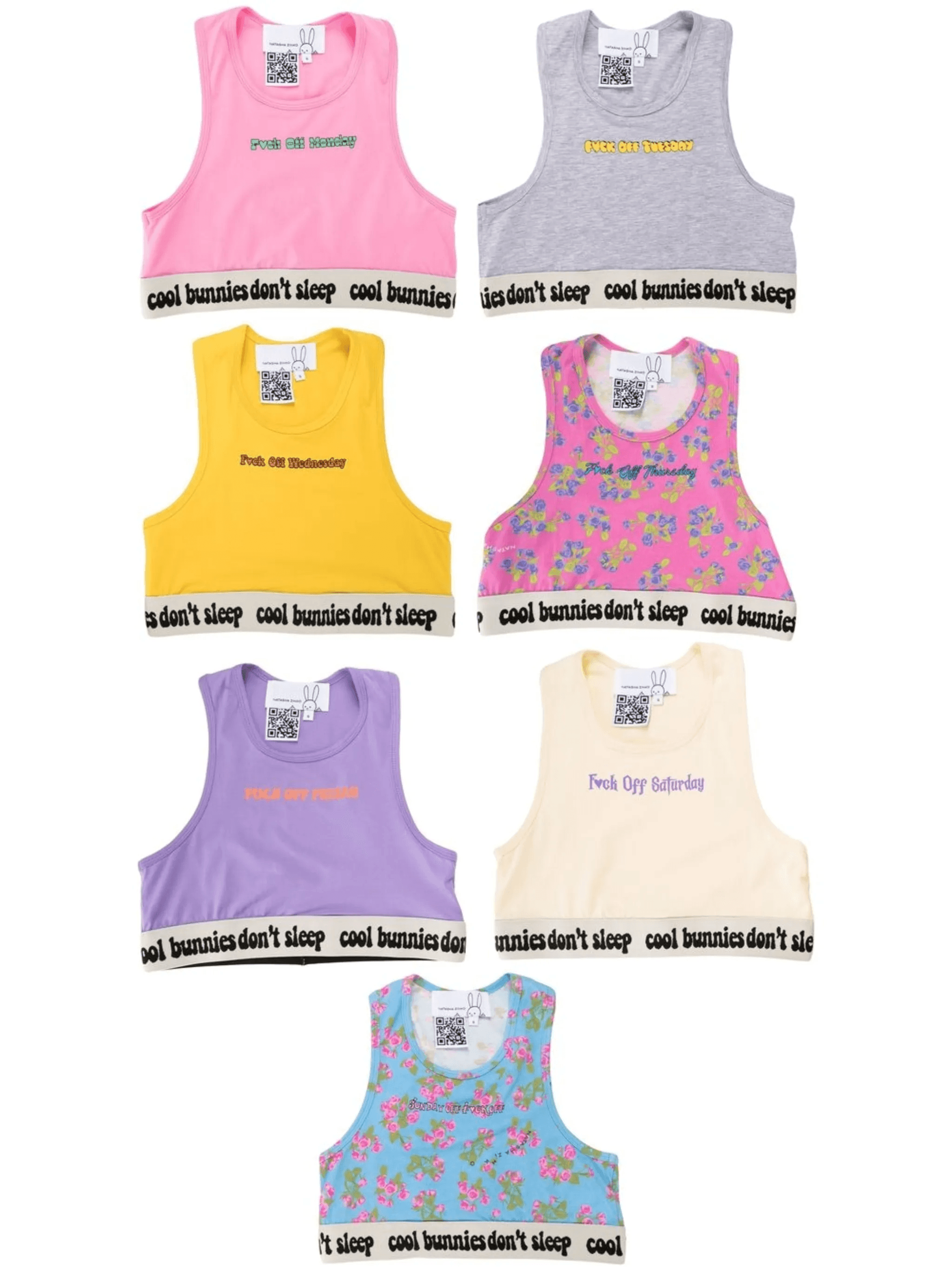 Happy cropped sports tops - Image 1