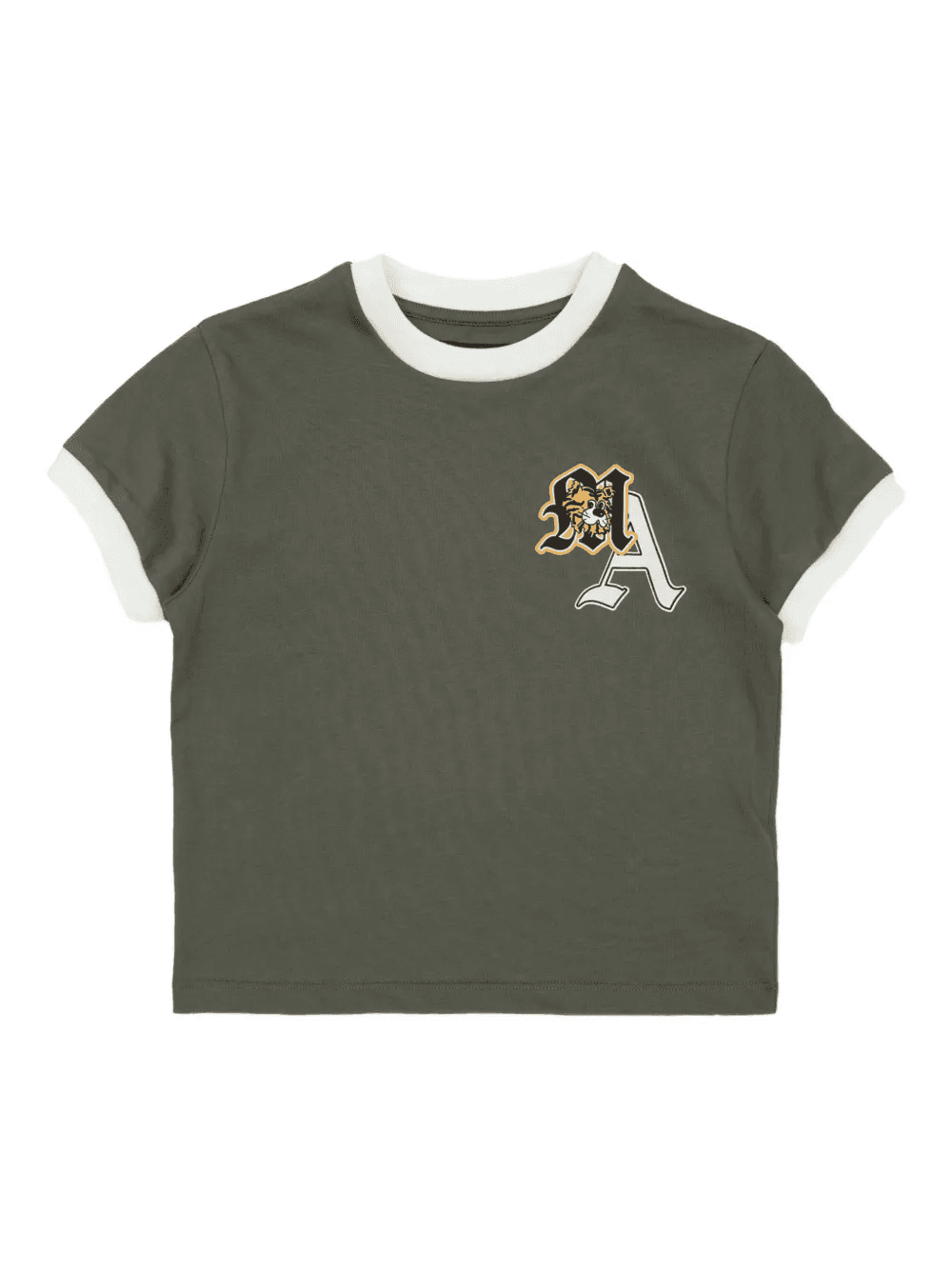 ringer tiger graphic T-shirt - Image 1