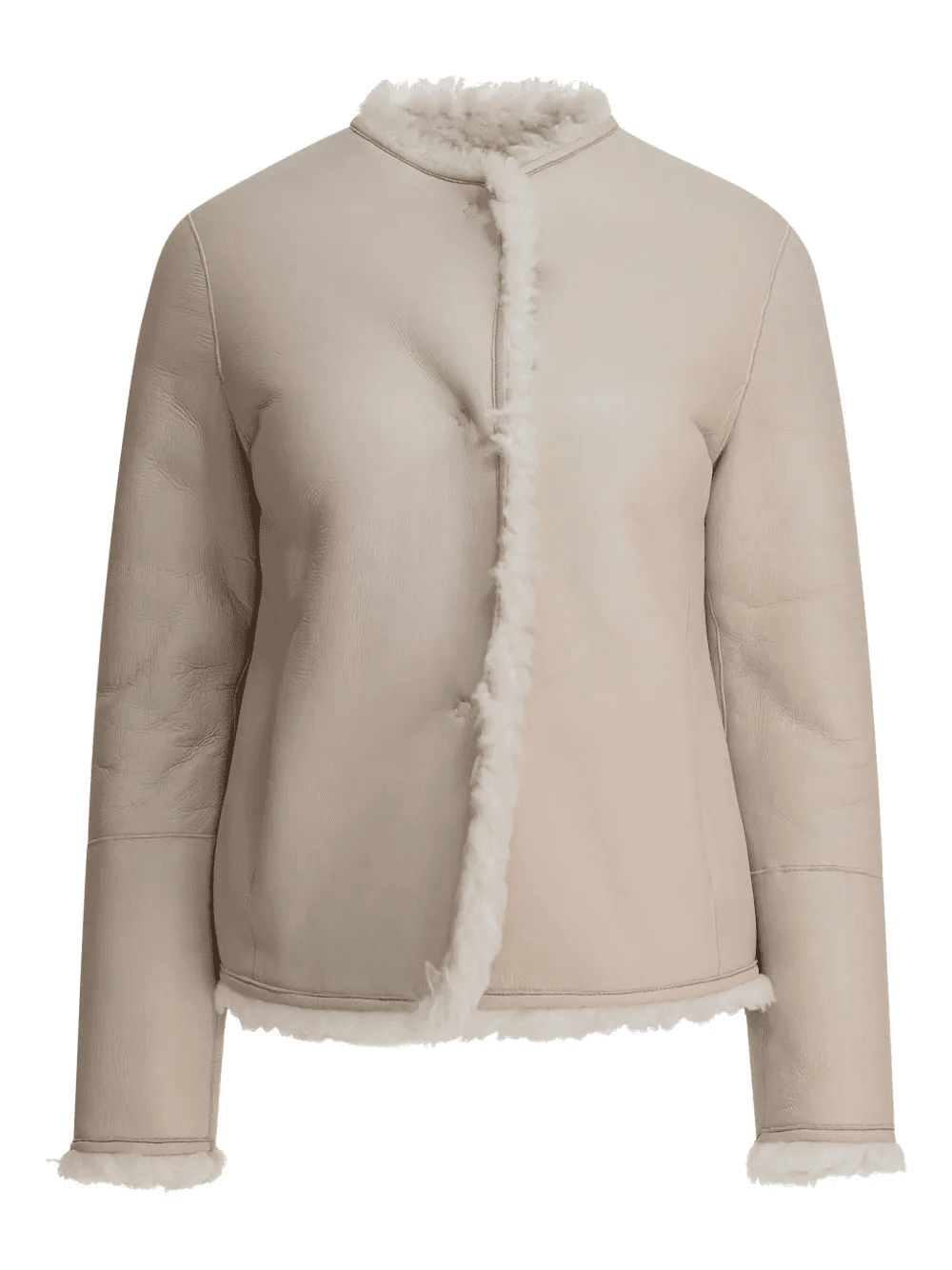 shearling jacket - Image 1