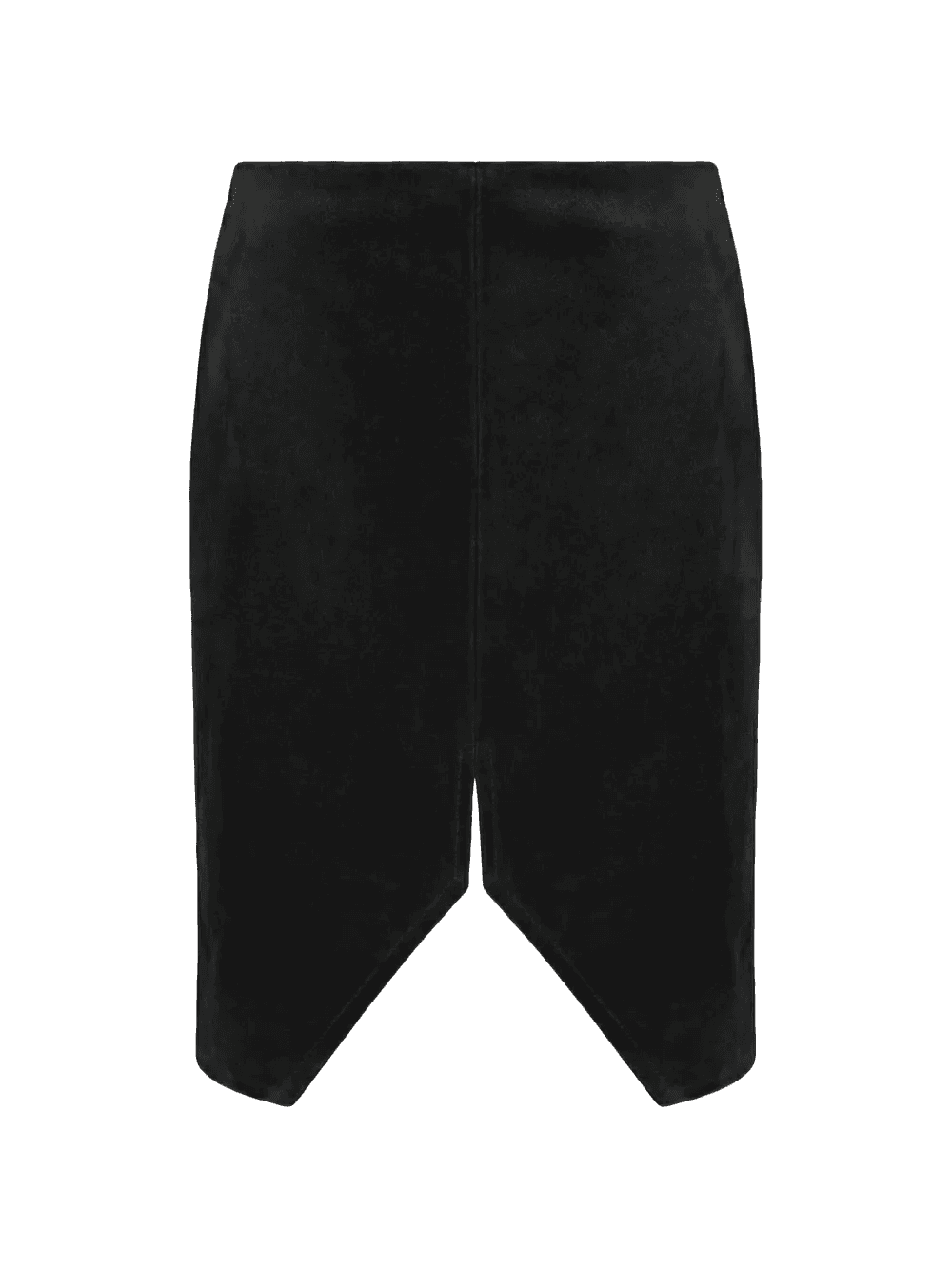 asymmetric velvet skirt - Image 1