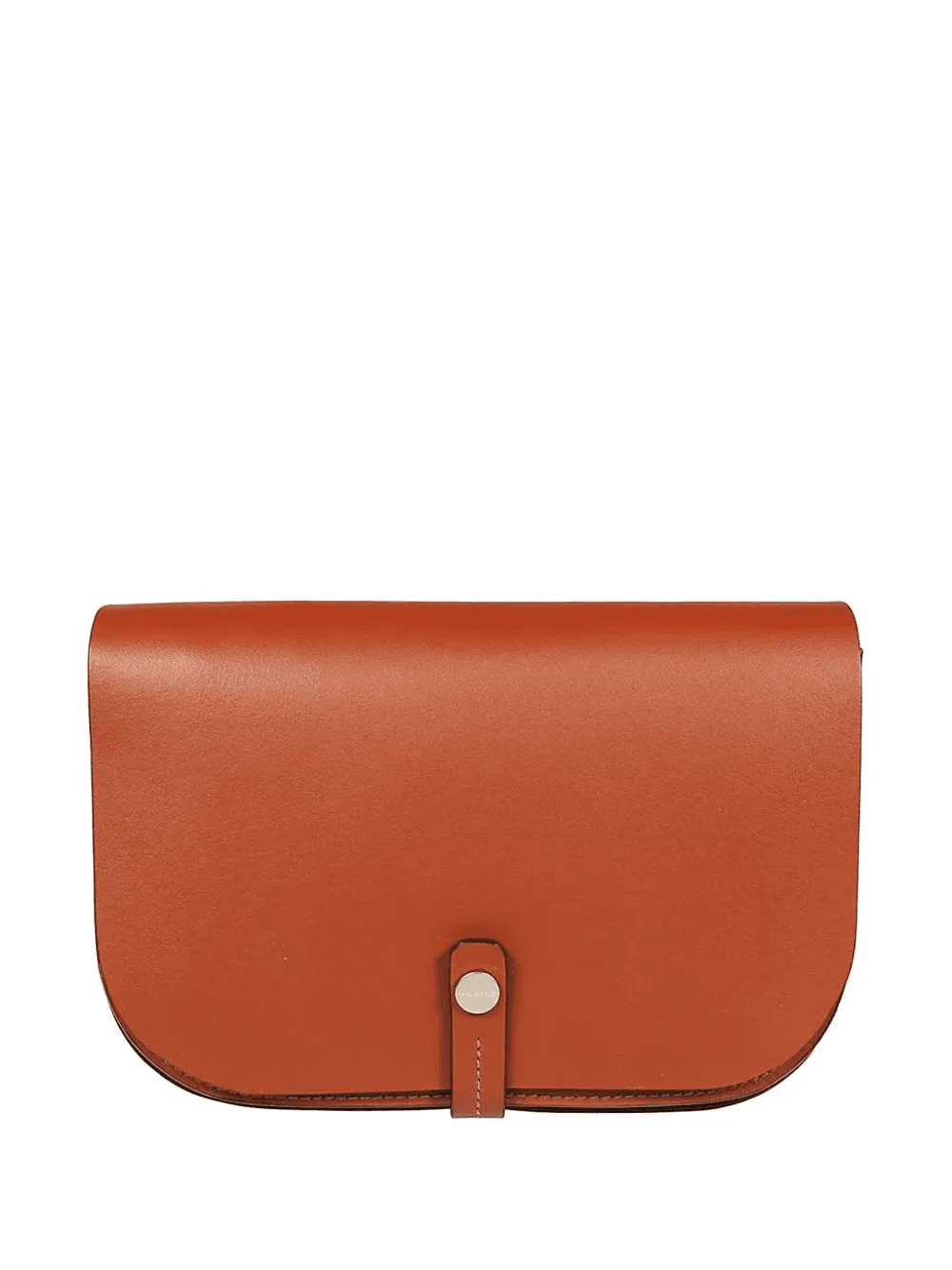 flap closure leather shoulder bag - Image 1