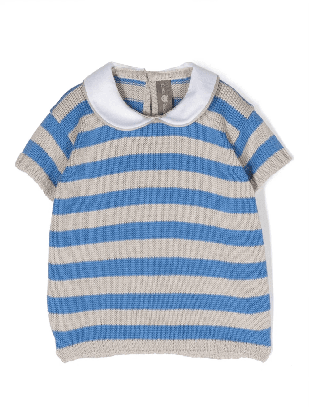 club-collar striped jumper - Image 1