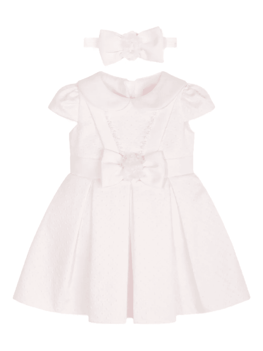 Peter Pan collar bow party dress - Image 1